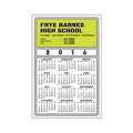 30 Mil Rectangle Large Size Calendar Magnet w/ Double Outline (6"x3 1/2")